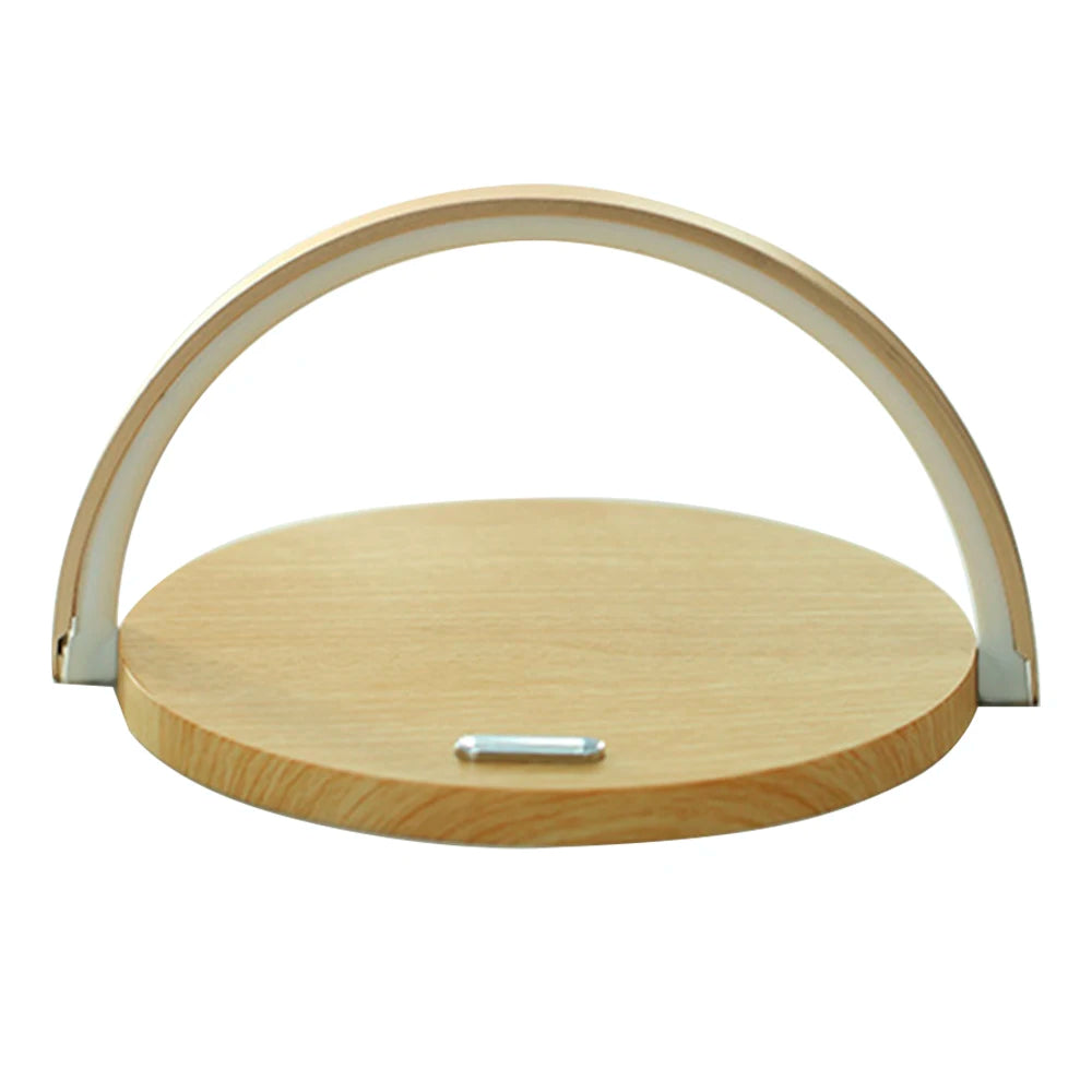 Qi Wireless Charger LED Table Lamp DC5V 10W USB Charging LED Desk Lamp Light Adjustment Table Bedside Lamp with Phone Holder